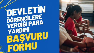 Devletin öğrencilere verdiği para yardımı başvuru formu